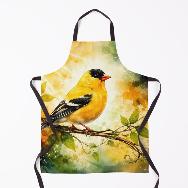 Item preview, Vibrant Goldfinch on a Branch designed and sold by cuprum.