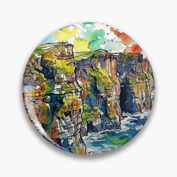 Artikelvorschau, Gemälde mit Küstenansicht der Klippen von Moher entworfen und verkauft von Printpix.