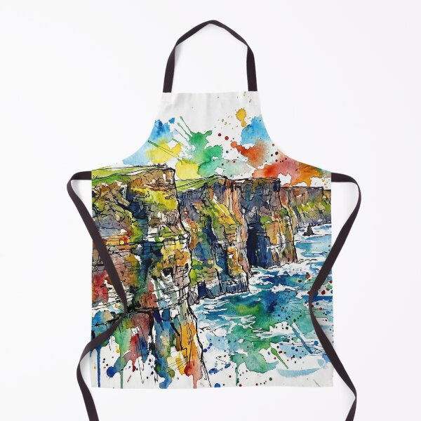 Item preview, Cliffs of Moher Coastal View Painting designed and sold by Printpix.