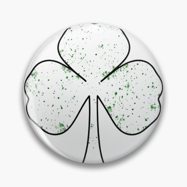 Item preview, Minimalist Line Art Shamrock with Distressed Texture designed and sold by Bloomkept.