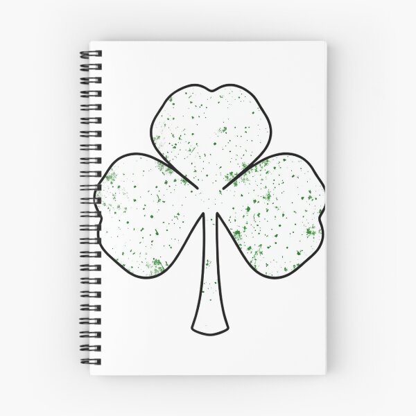 Item preview, Minimalist Line Art Shamrock with Distressed Texture designed and sold by Bloomkept.