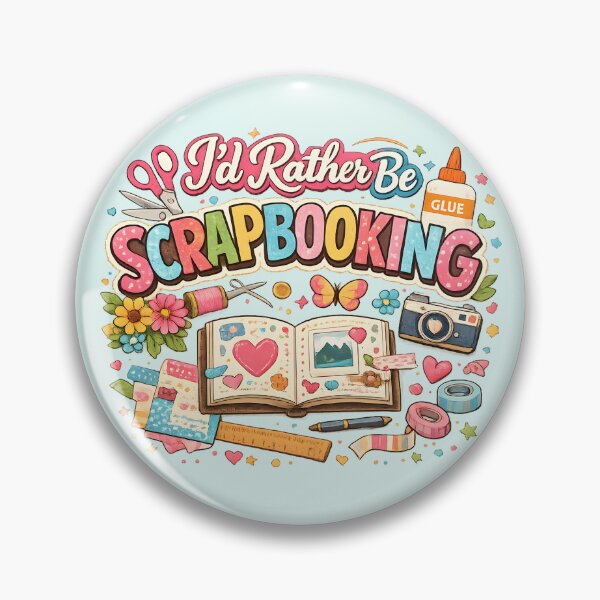Item preview, I’d Rather Be Scrapbooking – Cute Craft Lover Design designed and sold by blankTeeShirt.
