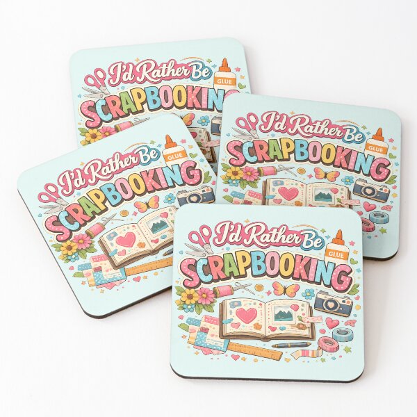 Item preview, I’d Rather Be Scrapbooking – Cute Craft Lover Design designed and sold by blankTeeShirt.