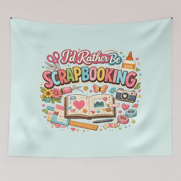 Item preview, I’d Rather Be Scrapbooking – Cute Craft Lover Design designed and sold by blankTeeShirt.