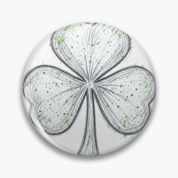 Item preview, Hand Drawn Distressed Shamrock Sketch designed and sold by Bloomkept.