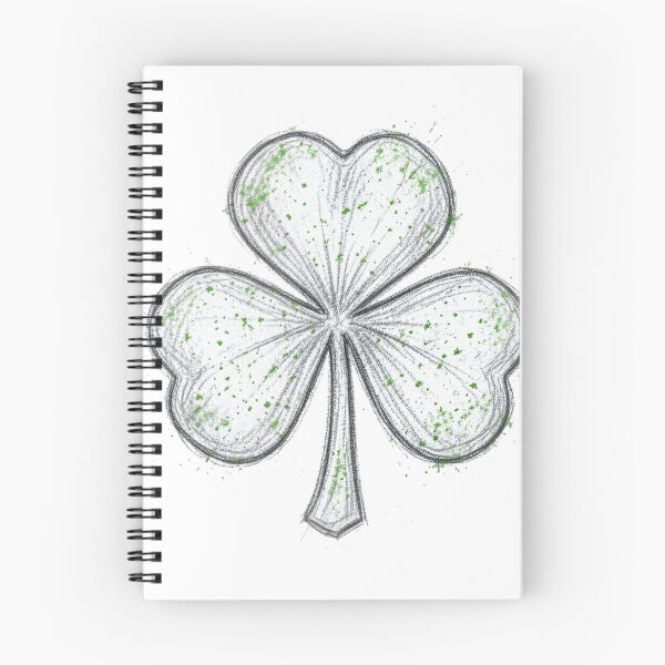 Item preview, Hand Drawn Distressed Shamrock Sketch designed and sold by Bloomkept.