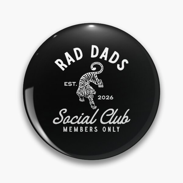 Item preview, Club Social Rad Dads Solo para Miembros Est. 2026 Día del Padre Tigre designed and sold by KAWKAW-DRHM.