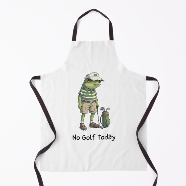 Item preview, No Golf Today Funny Frog Golfer Golfing Lover designed and sold by KAWKAW-DRHM.