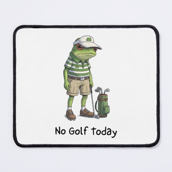 Item preview, No Golf Today Funny Frog Golfer Golfing Lover designed and sold by KAWKAW-DRHM.