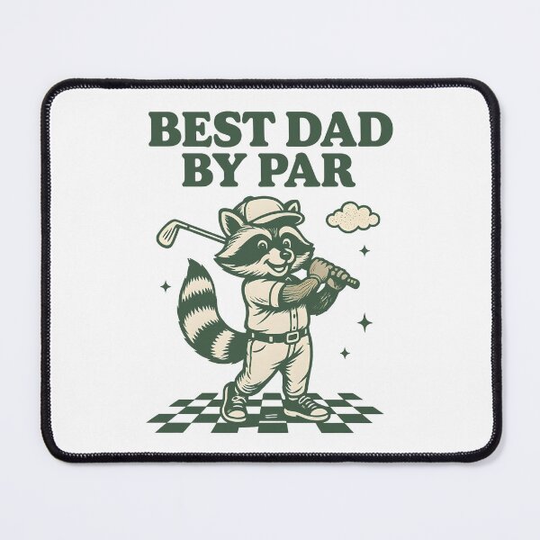 Item preview, Best Dad By Par Funny Raccoon Golf Dad Golfer Father's Day designed and sold by KAWKAW-DRHM.