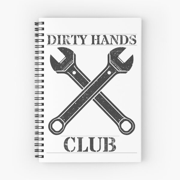Item preview, Dirty Hands Club Mechanic T-Shirt Garage Lifestyle Grease Tools Shirt designed and sold by TwistedComicLab.