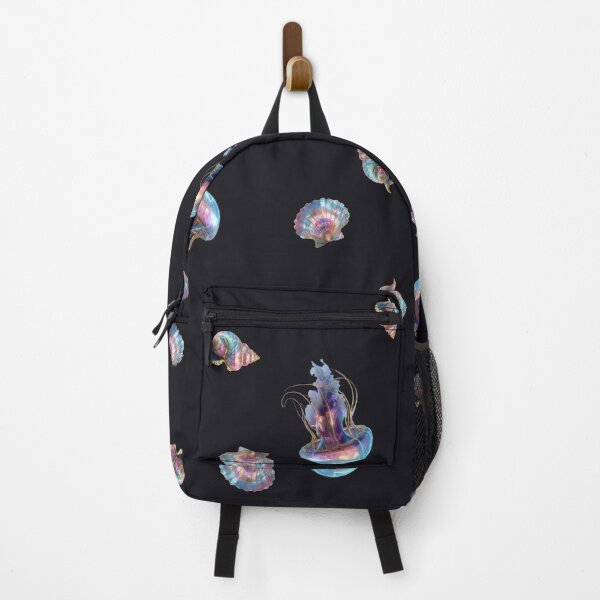 Item preview, Iridescent Jellyfish and Seashell Pattern in Pastel Ocean Colors designed and sold by VikArt7.