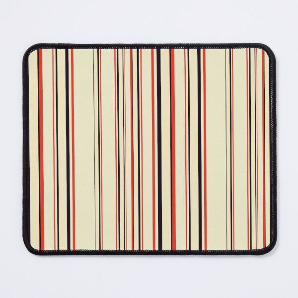 Item preview, Red Black Stripes Pattern – Vertical Beige Stripe Design designed and sold by WildHugeDot.