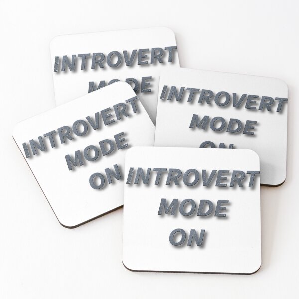 Item preview, Introvert Mode ON – Funny Introvert Quote designed and sold by Clintora.