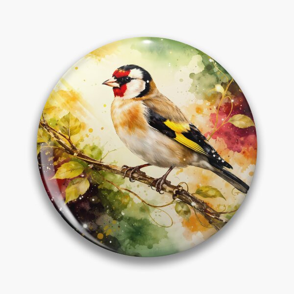 Item preview, Goldfinch on a Vibrant Branch designed and sold by cuprum.