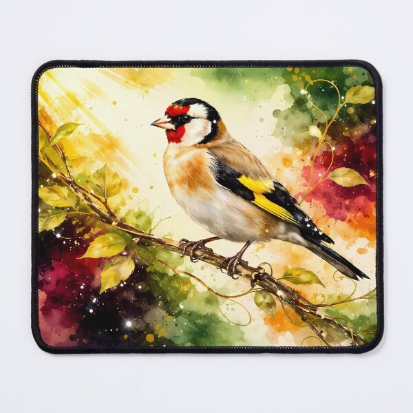 Item preview, Goldfinch on a Vibrant Branch designed and sold by cuprum.