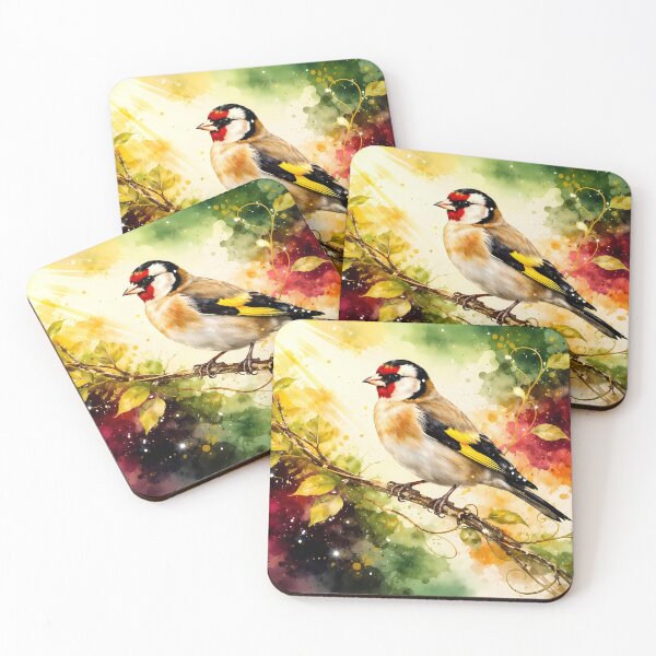 Item preview, Goldfinch on a Vibrant Branch designed and sold by cuprum.
