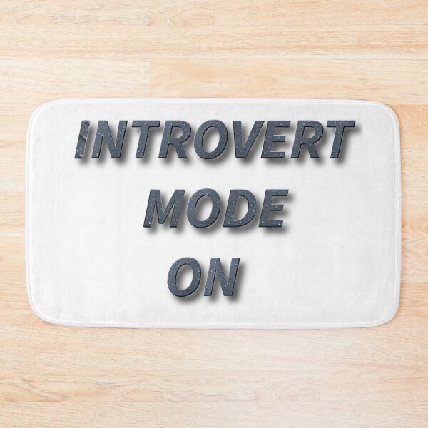 Item preview, Introvert Mode ON – Funny Introvert Quote designed and sold by Clintora.
