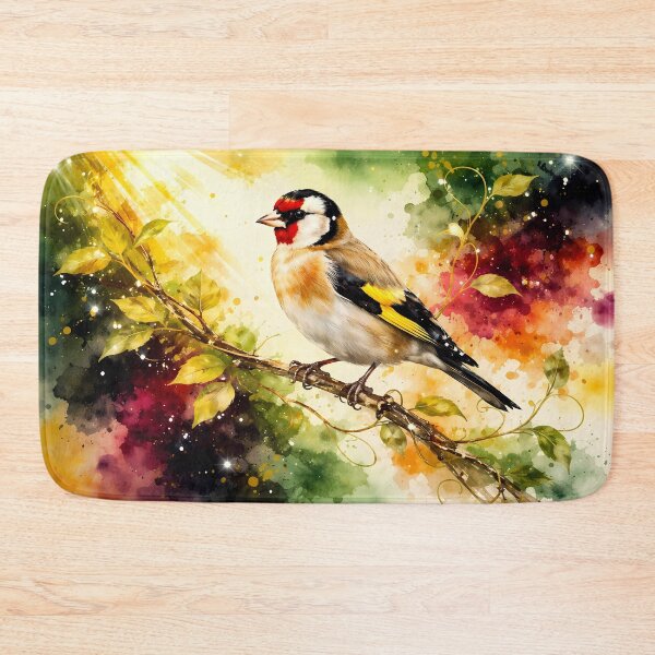 Item preview, Goldfinch on a Vibrant Branch designed and sold by cuprum.