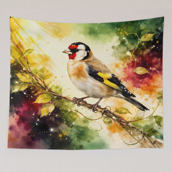 Item preview, Goldfinch on a Vibrant Branch designed and sold by cuprum.