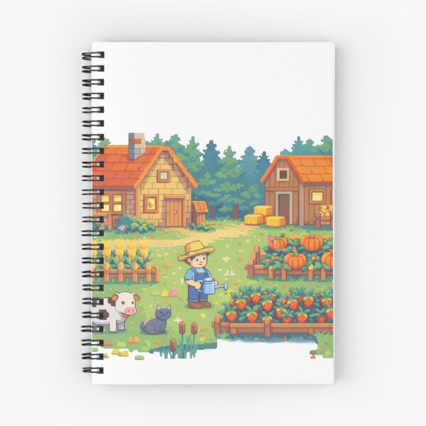 Aperçu de l'œuvre Juste un jour de plus Cozy Pixel Farm créée et vendue par Hoffmann-Shop.