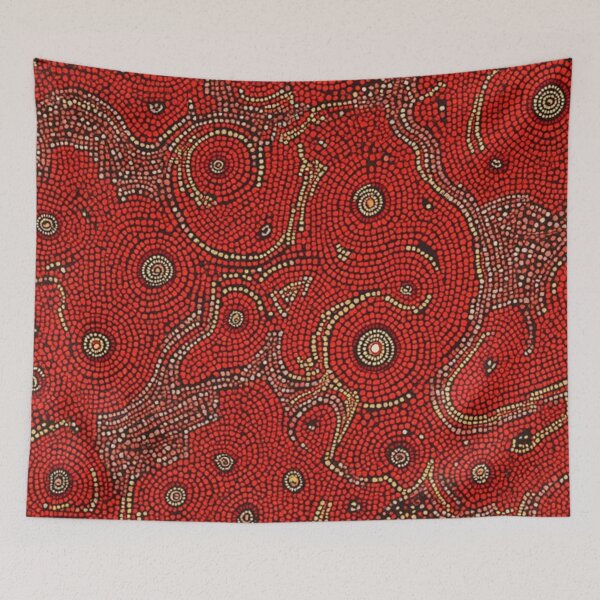 Item preview, Aboriginal Inspired Dot Art - After Lava Land designed and sold by GrinGalore.