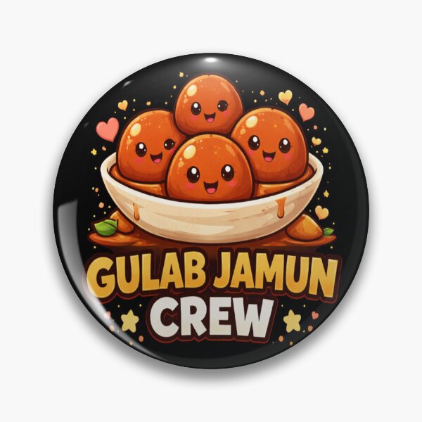 Item preview, Cute Gulab Jamun Crew – Kawaii Indian Dessert Friends | Funny Food Lover Design designed and sold by Globalcitytees.