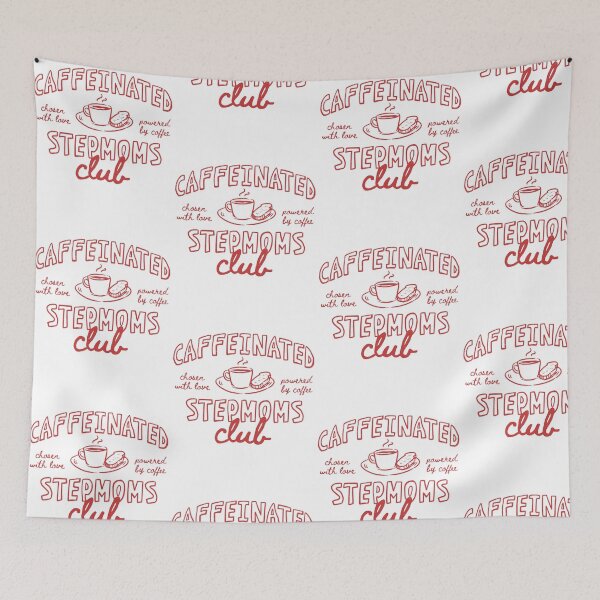 Item preview, Caffeinated Stepmoms Club Funny Mothers Day Coffee Lover designed and sold by KAWKAW-DRHM.