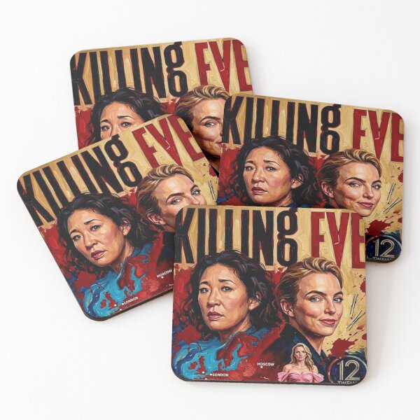 Item preview, London to Moscow: Stylized Eve & Villanelle Fine Art designed and sold by Art's Diner.