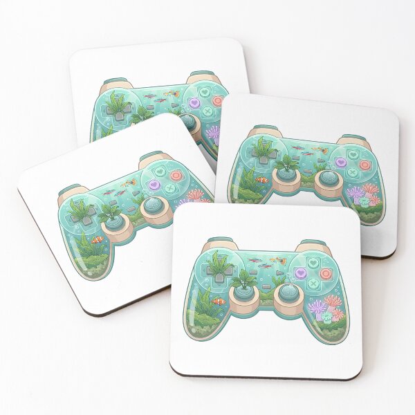 Item preview, Ocean Controller - Cute Gamer Sticker designed and sold by LoFizzy.