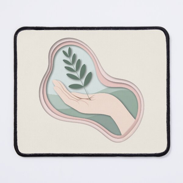 Item preview, Open Palm Letting Go Self Care Wall Art designed and sold by TrendMorphic.