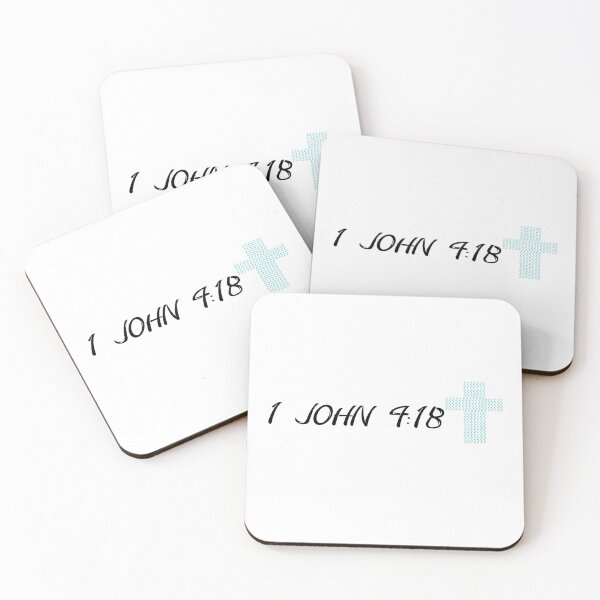 Item preview, 1 John 4:18 Christian Music Art – Faith, Love, Worship, Jesus Cross Design designed and sold by MyDarlingDearJesusInspires.