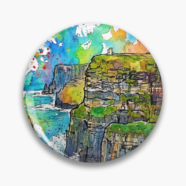 Item preview, Cliffs of Moher Abstract Seascape Art designed and sold by Printpix.