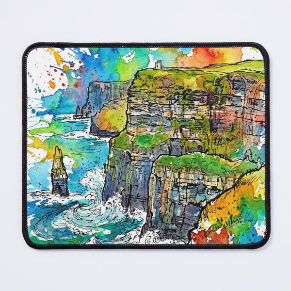 Item preview, Cliffs of Moher Abstract Seascape Art designed and sold by Printpix.