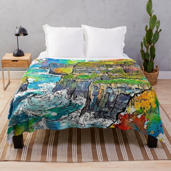 Item preview, Cliffs of Moher Abstract Seascape Art designed and sold by Printpix.