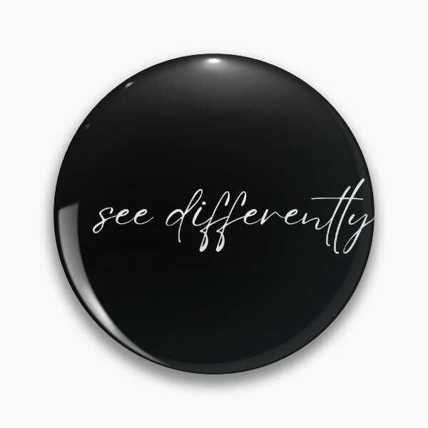 Item preview, Minimal Aesthetic Typography Quote "See Differently" Modern Script Design designed and sold by onubi.