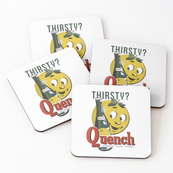 Item preview, Quench Vintage drink design designed and sold by beretro.