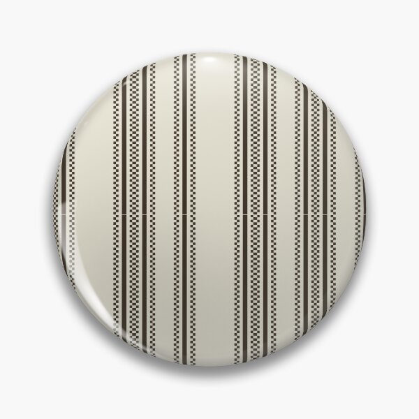 Item preview, Brown Beige Pixel Stripe Pattern – Vertical Square Geometric Design designed and sold by WildHugeDot.