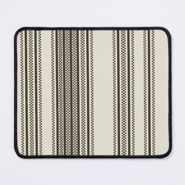 Item preview, Brown Beige Pixel Stripe Pattern – Vertical Square Geometric Design designed and sold by WildHugeDot.