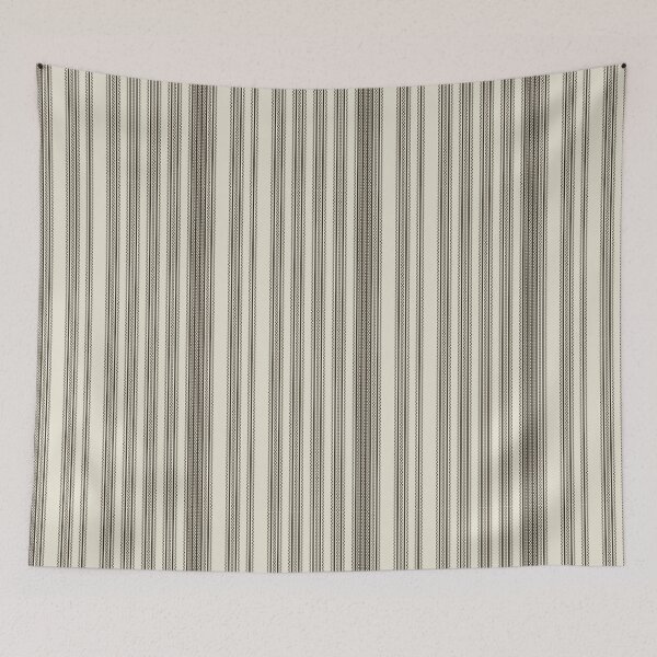Item preview, Brown Beige Pixel Stripe Pattern – Vertical Square Geometric Design designed and sold by WildHugeDot.