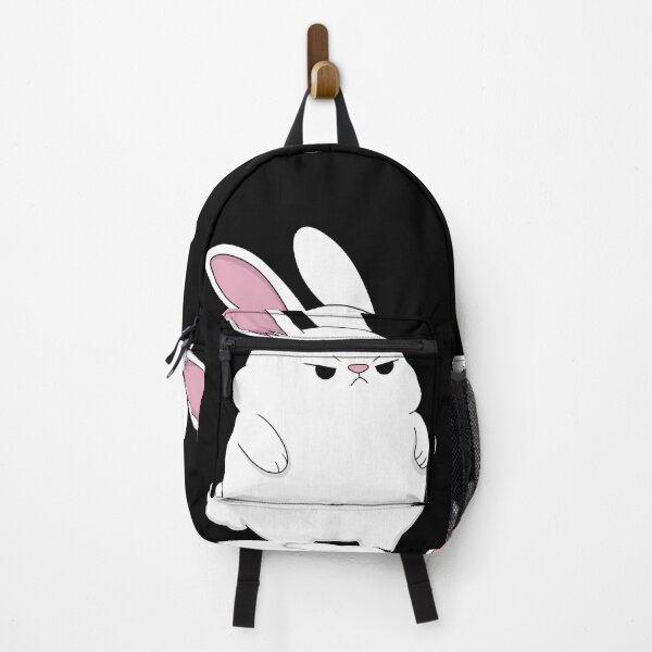 Item preview, Funny Grumpy White Bunny Cute Mood Illustration designed and sold by Theselinara.