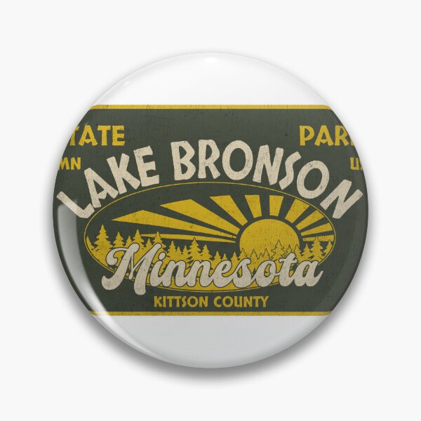 Item preview, Lake Bronson State Park, Kittson County, Minnesota, badge design designed and sold by Wanderful-roads.