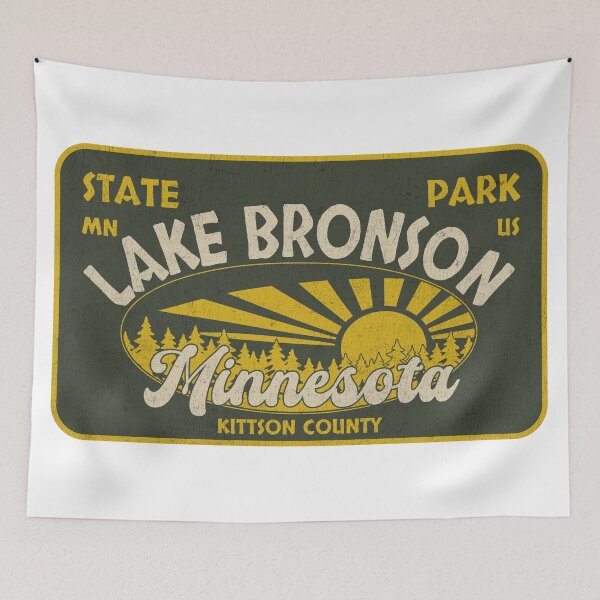 Item preview, Lake Bronson State Park, Kittson County, Minnesota, badge design designed and sold by Wanderful-roads.