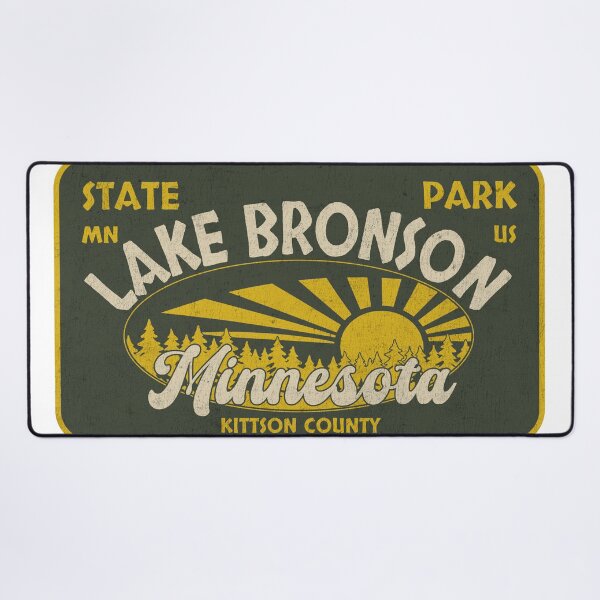 Item preview, Lake Bronson State Park, Kittson County, Minnesota, badge design designed and sold by Wanderful-roads.