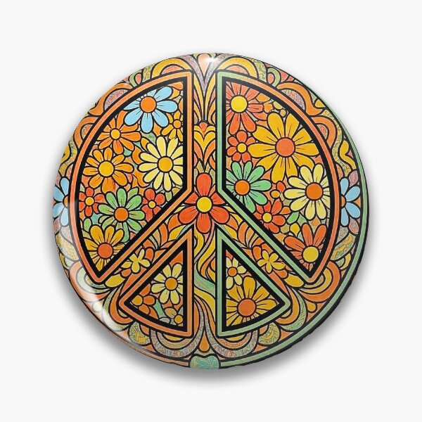 Item preview, Peace Hippie Flowers designed and sold by MasterShong.