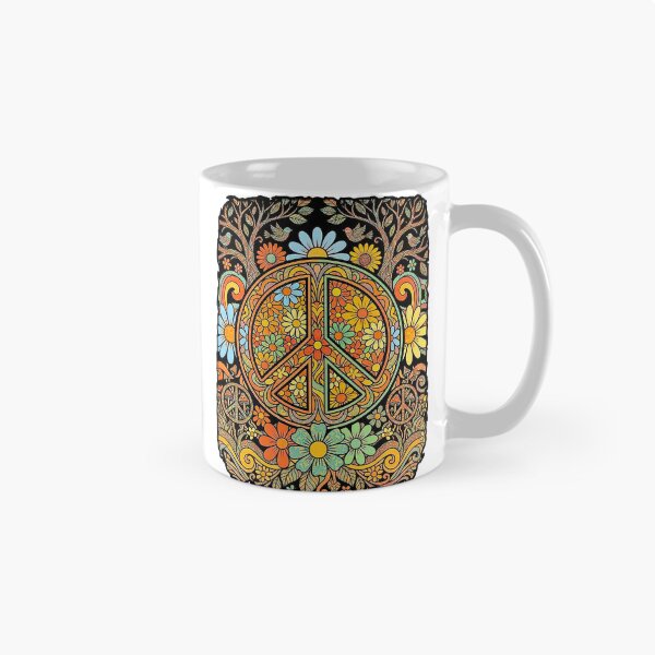 Item preview, Peace Hippie Flowers designed and sold by MasterShong.