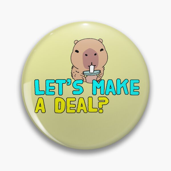 Item preview, Kawaii Guinea Pig with Smoothie Let's Make a Deal Cute and Fun Design Gift for Adorable Animal Lovers designed and sold by AstronautMerch.