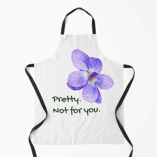 Item preview, Pretty Not For You Flower – Sarcastic Floral Design, Funny Attitude Quote T-Shirt designed and sold by IrynaLineArt.