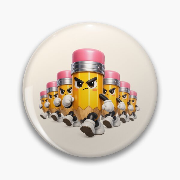 Item preview, Cute Pencil Parade | Kawaii Stationery Squad Marching 3D Cartoon Illustration designed and sold by Moons Studio.