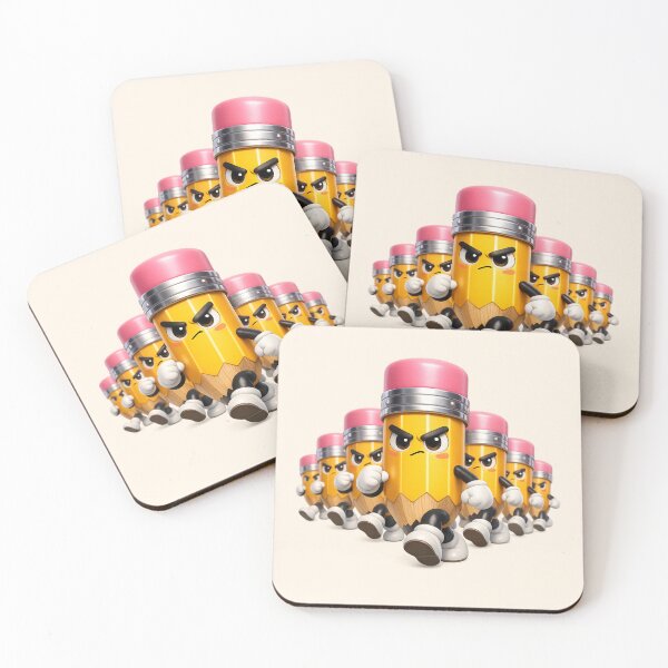 Item preview, Cute Pencil Parade | Kawaii Stationery Squad Marching 3D Cartoon Illustration designed and sold by Moons Studio.